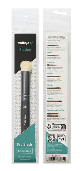 Vallejo - Dry Brush Extra Large Natural Hair