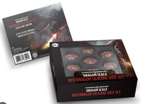 Fanroll - D&D Dragon Scale Red Dragon Silicone Dice Set (Collector's Edition)