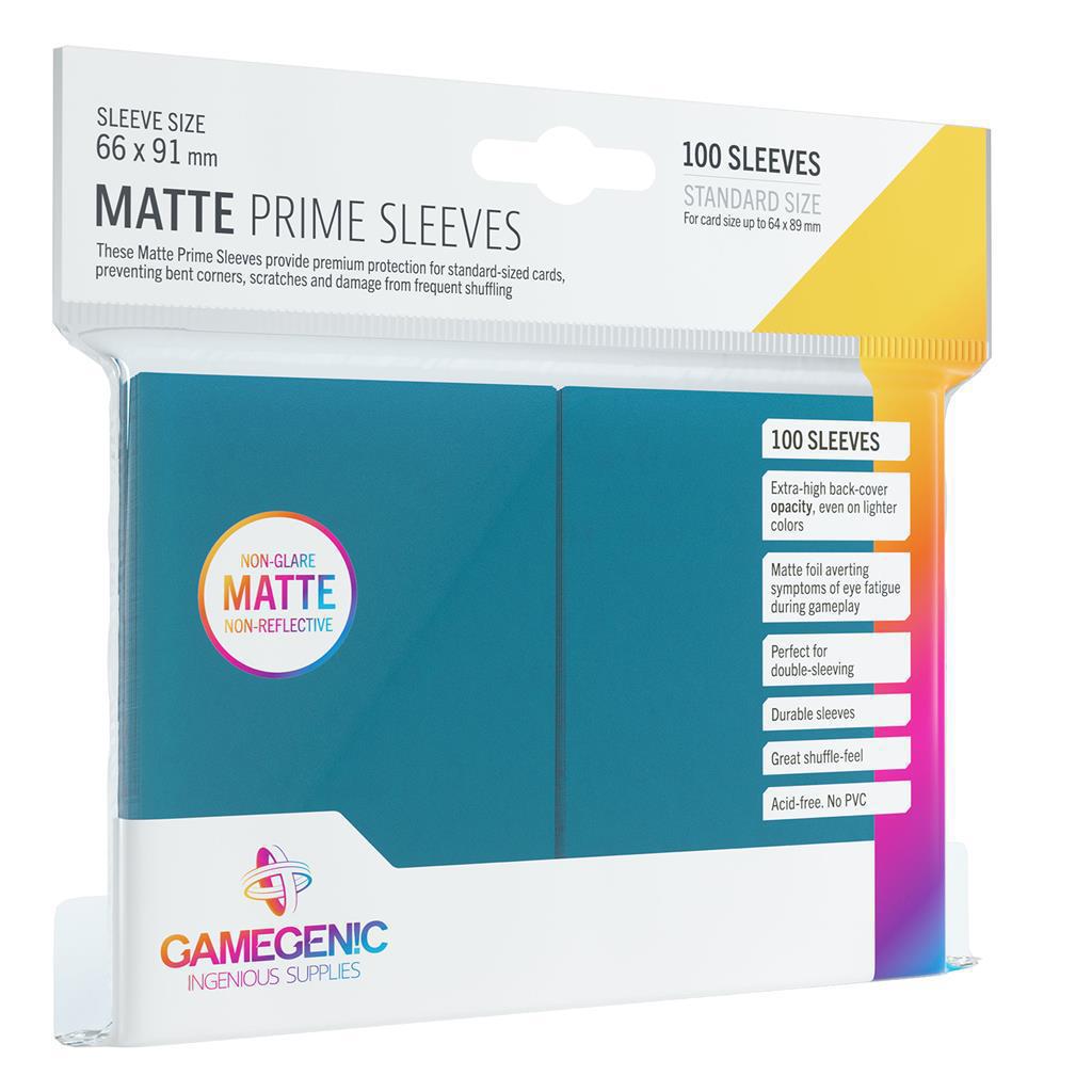 Gamegenic - Matte Prime Sleeves - Blue STD 100 ct