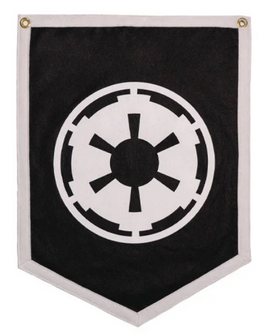 Oxford Pennant - Star Wars Camp Flag - Empire Crest