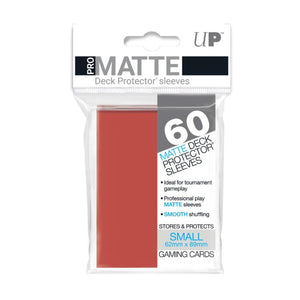 Ultra Pro - Small Sleeves - ProMatte 60ct - Red
