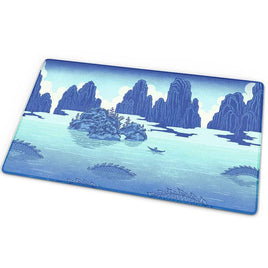 Arcane Fortress - Echoes of the Deep Ukiyo-E Playmat Wall Display