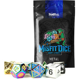 Fanroll - Dice - Misfit Dice - Metal Mystery Set
