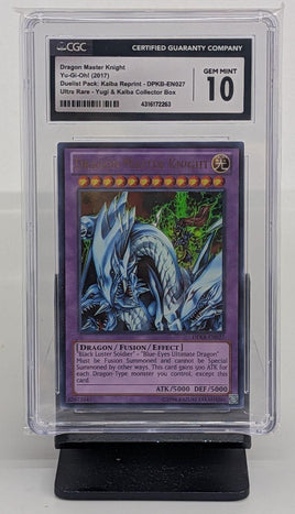 Graded Yu-Gi-Oh - Dragon Master Knight #DPKB-EN027 CGC 10 GEM MINT