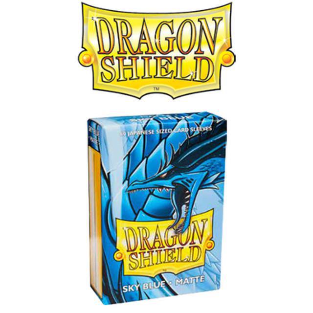 Dragon Shield - Small Sleeves - Matte Sky Blue 60ct