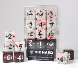 Die Hard Dice - MTG Spindown Counters Bloody Variety Pack - White