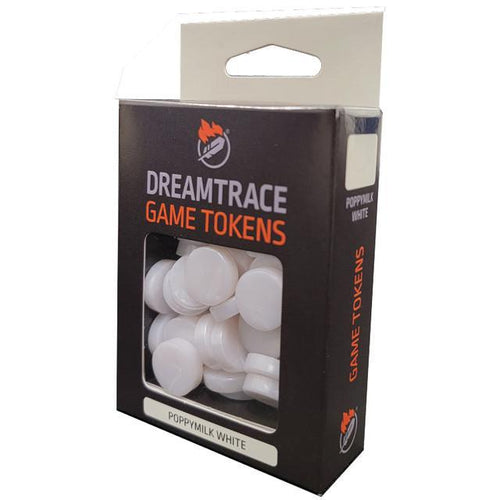 Dreamtrace Game Tokens - Poppymilk White 40ct