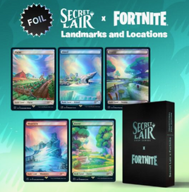 MTG - Secret Lair x Fortnite Landmarks and Locations - Traditional Foil Edition