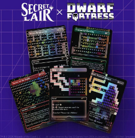 MTG - Secret Lair x Dwarf Fortress Create New World - Traditional Foil Edition