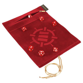 Enhance - Roll on a Scroll: Red RPG Dice & Rolling Mat