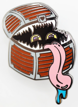 Foam Brain Games Enamel Pin - Monster Index: Mimic
