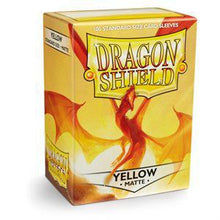 Load image into Gallery viewer, Dragon Shield - Standard Sleeves - Matte Yellow 100ct