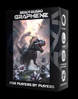 Realm Guard -  Black Lotus Dinosaur Graphene Matte Art Sleeves 100+ Count