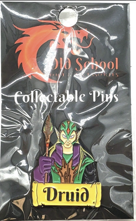 Old School Dice & Accessories Enamel Pin - Druid