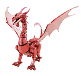 Fascinations - Red Dragon Metal Earth Premium Series Steel Model Kit