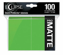 Ultra Pro - Standard Sleeves - Eclipse ProMatte 100ct - Lime Green