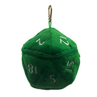 Ultra Pro - Plush - D&D d20 Dice Bag - Green & White