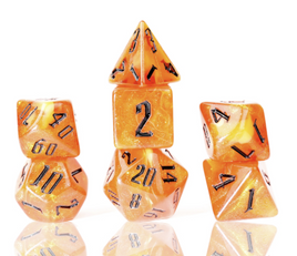 Sirius - Dice - Fire Nebula RPG Set