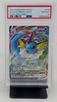 Graded Pokemon - Vaporeon VMAX FA #030 PSA 10 GEM MT