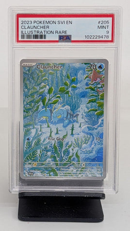 Graded Pokemon - Clauncher IR #205 PSA 9 MINT