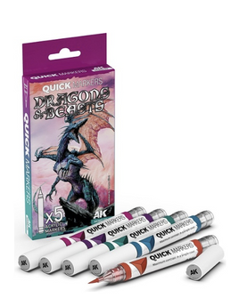 AK Interactive - Quick Markers: Dragons & Beasts