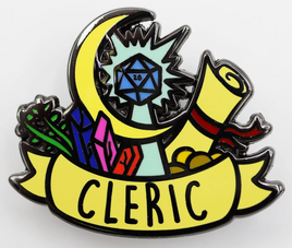 Foam Brain Games Enamel Pin - Banner Class: Cleric