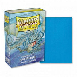 Dragon Shield - Small Sleeves - Matte Sapphire 60ct