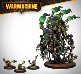 Warmachine - Cryx Necrofactorium Necroharvester and Corpse Crawlers