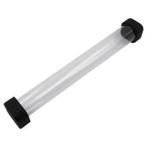 Ultra Pro - Playmat Tube - Clear with Square Black Caps