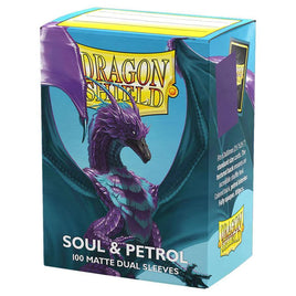 Dragon Shield - Dual Matte Soul & Petrol Sleeves 100 Count