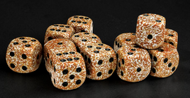 Chessex 25733 - Speckled Rust 16mm d6 Dice Block (12 Count)