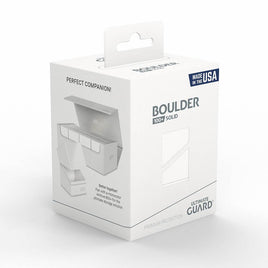 Ultimate Guard - Deck Box - Boulder 100+ Solid - White