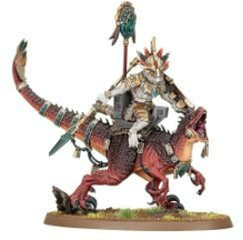 Warhammer AoS - Seraphon - Saurus Scar-Veteran on Aggradon