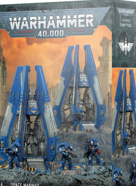 Warhammer 40k - Space Marines - Drop Pods (10th)