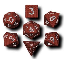 Fanroll - D&D Dragon Scale Red Dragon Silicone Dice Set (Collector's Edition)