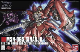 Bandai - Universal Century - MSN-06S Sinanju Neo Zeon Mobile Suit HG 1/144 Scale Model Kit