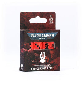Warhammer 40k - Dice - Chaos Space Marine - Red Corsairs Dice
