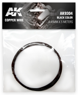 AK Interactive - Basing - Copper Wire, Black