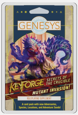 Genesys RPG - Keyforge: Secrets of the Crucible Mutant Invasion! Card Pack