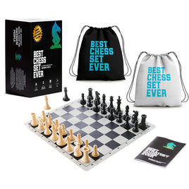 Best Chess Set Ever - Chess Set Black & Natural