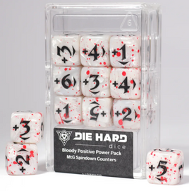 Die Hard Dice - MTG Spindown Counters Bloody Positive Power Pack: White