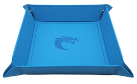 Old School Dice - Rolling Tray: Square - Light Blue