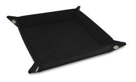 BCW - Dice Tray - LX Leatherette Square Dice Tray - Black