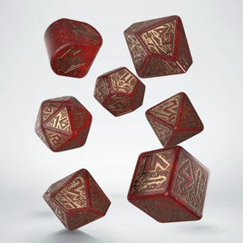 Q Workshop - Dwarven: Dice Set Jewels RPG Dice Set