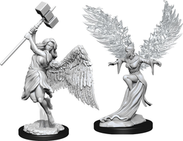 WizKids 90330 - Pathfinder Battles Deep Cuts - Balisse & Astral Deva 2pc Unpainted Minis