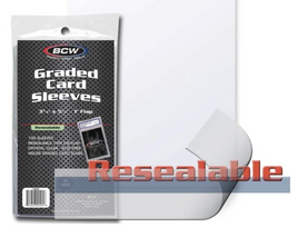 BCW - Graded Card Resealable Sleeves