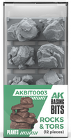 AK Interactive - Basing Bits - Rocks & Tors 12pc