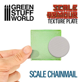 Green Stuff World - Texture Plate: Scale Chainmail