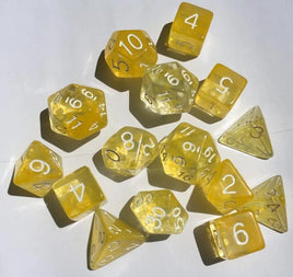 Role 4 Initiative - Dice - Diffusion Honey Lemon 15pc Set