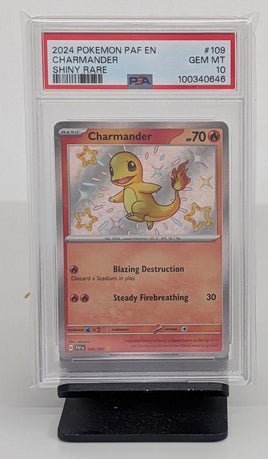 Graded Pokemon - Charmander #109 PSA 10 GEM MT